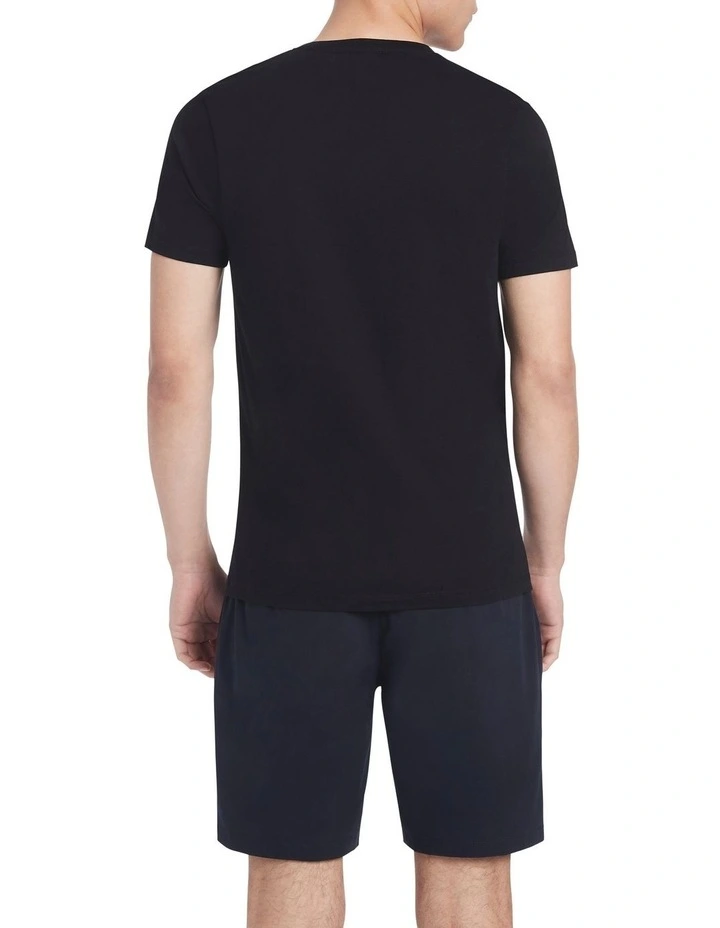 Marcs Arnie Pima Cotton Tee In Black - Image 3