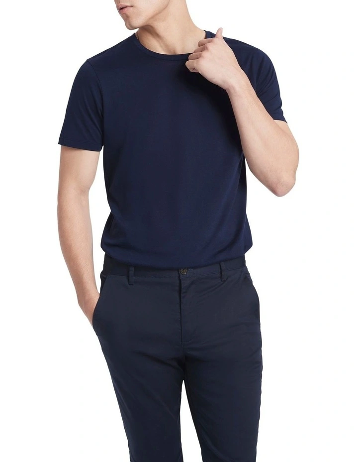 Marcs Brando Pima Cotton Tee In Navy