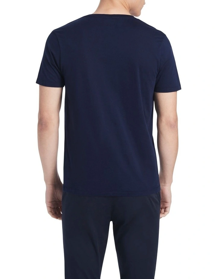 Marcs Brando Pima Cotton Tee In Navy - Image 3