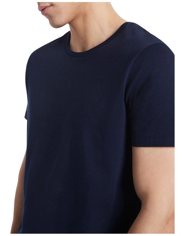 Marcs Brando Pima Cotton Tee In Navy - Image 4