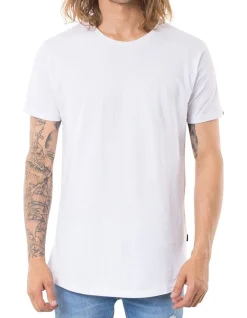 Silent Theory Acid Tail Tee In White