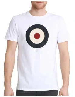 Ben Sherman Target Cotton T-Shirt White