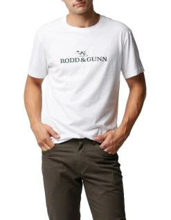 Rodd & Gunn Logo T-Shirt In Snow