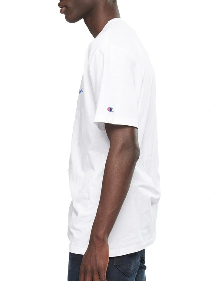 Champion Script Tee White 2 Champion Script Tee White - Image 2