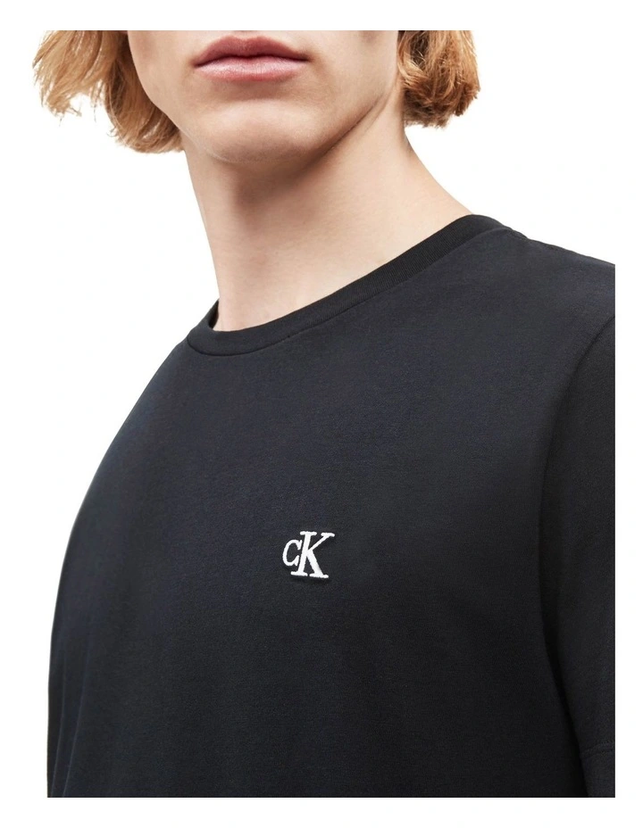 Calvin Klein Jeans Ck Essential Slim Tee Black - Image 3