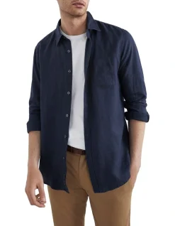 French Connection Linen Regular Fit Shirt