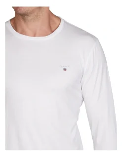 Gant Solid Long Sleeve T-Shirt In White 6 Gant Solid Long Sleeve T-Shirt In White -Nena & Pasadena Sales 796763890 3 720x928