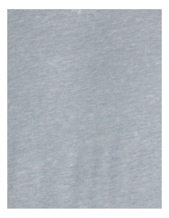 Maddox Hudson Short Sleeve Henley T-Shirt Mid Blues - Image 6