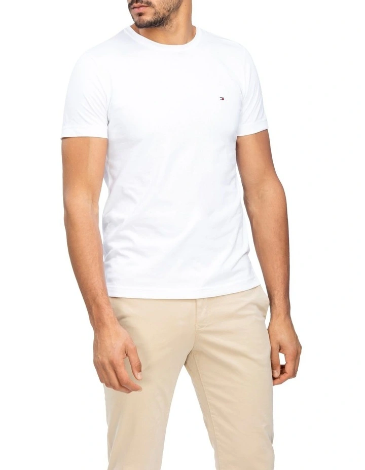 Tommy Hilfiger Essential Cotton Tee In White
