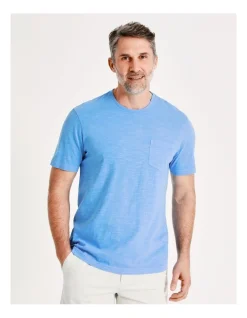 Reserve Sunset Garment Dye Tee Cornflower