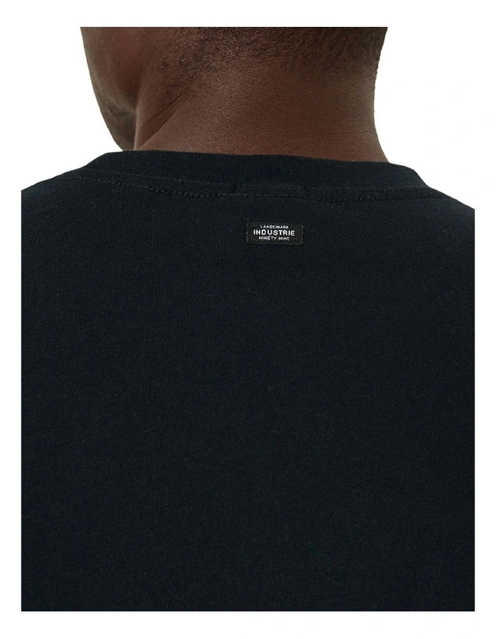 Industrie The Light Weight Del Sur Tee In Black 4 Industrie The Light Weight Del Sur Tee In Black - Image 4
