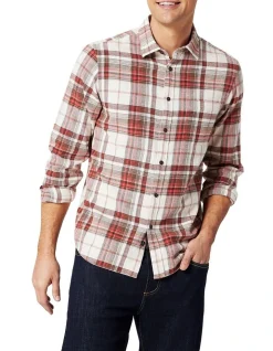 Blazer Asher Long Sleeve Check Shirt Mellow Rose