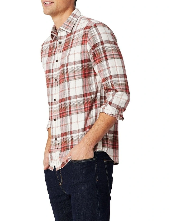 Blazer Asher Long Sleeve Check Shirt Mellow Rose 3 Blazer Asher Long Sleeve Check Shirt Mellow Rose - Image 3