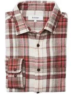 Blazer Asher Long Sleeve Check Shirt Mellow Rose 7 Blazer Asher Long Sleeve Check Shirt Mellow Rose -Nena & Pasadena Sales 891227530 4 720x928