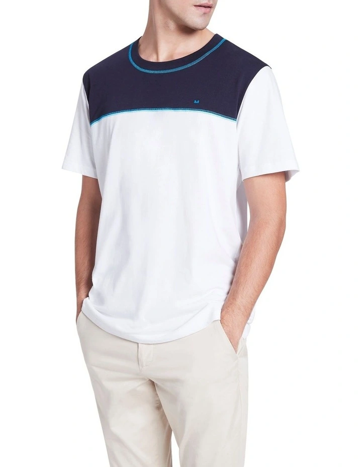 Marcs Farnhill Short Sleeve Tee In White