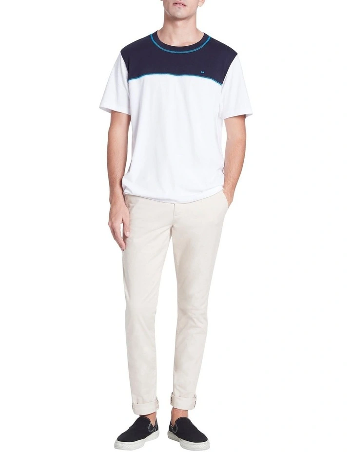 Marcs Farnhill Short Sleeve Tee In White - Image 2