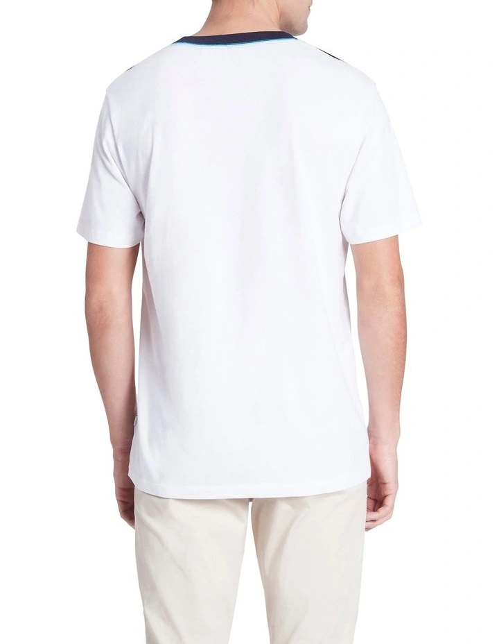 Marcs Farnhill Short Sleeve Tee In White - Image 3