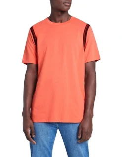 Marcs Harris Short Sleeve T-Shirt In Coral