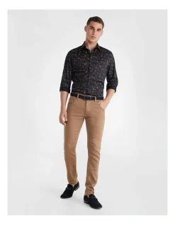 Yd. Fabian Slim Floral Shirt In Navy -Nena & Pasadena Sales 911455660 5 720x928