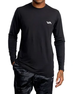 RVCA Sport Vent Long Sleeve T-Shirt Black