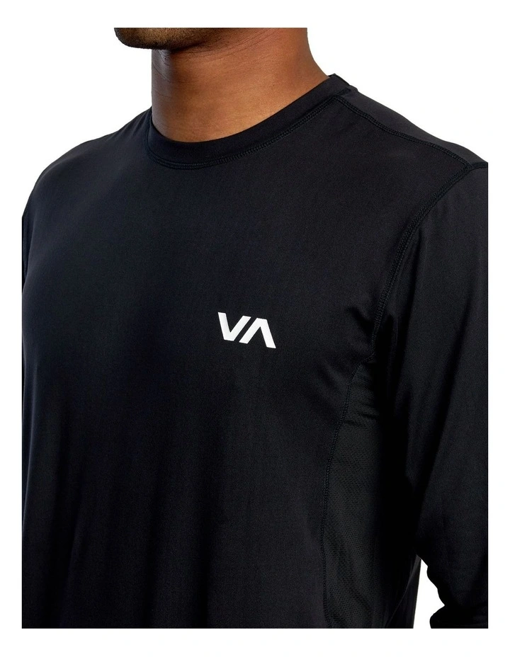 RVCA Sport Vent Long Sleeve T-Shirt Black - Image 4