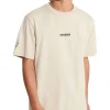 Superdry Code Micro Logo Tee In Cream
