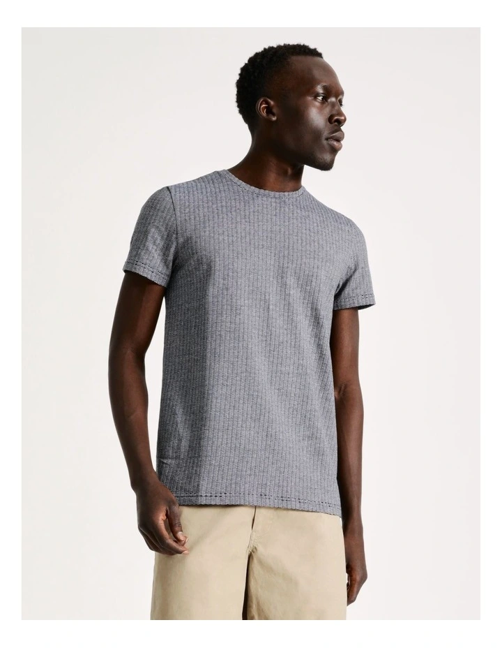 Blaq Julian Jacquard Short Sleeve In Black