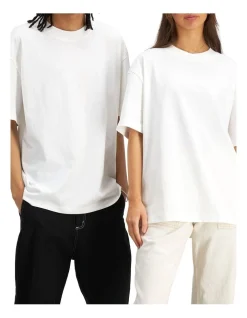 Champion Heritage New Script Tee In White