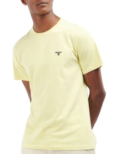 Barbour Sports Tee In Lemon Zest