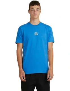 Element Timeless Short Sleeve Tee In Palace Blue