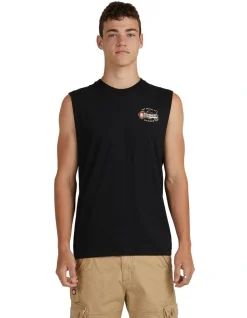 Element Snake Wrap Muscle Tank In Flint Black