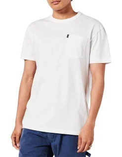 Superdry Vintage Surf Ranchero Tee In New Chalk