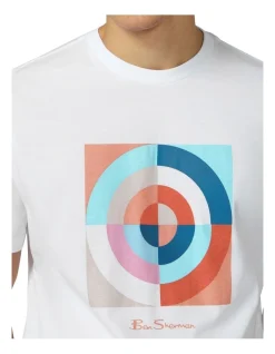 Ben Sherman Spliced Target Tee In White 6 Ben Sherman Spliced Target Tee In White -Nena & Pasadena Sales 928395640 3 720x928