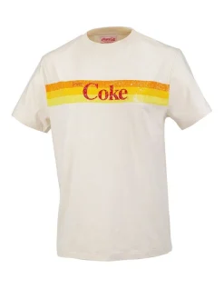 Coke Retro T-shirt In Vintage White