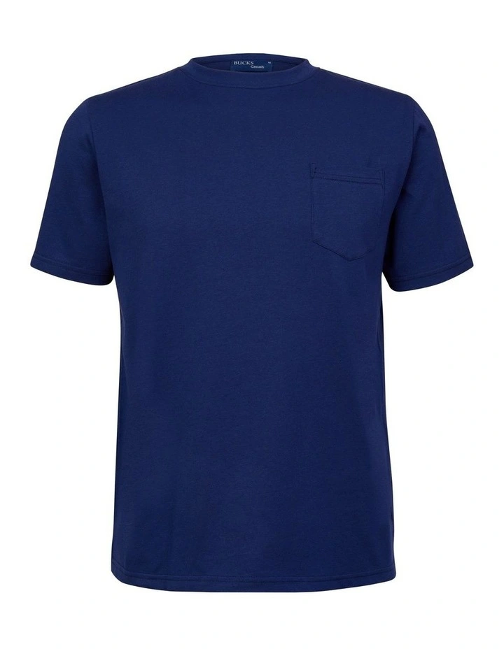 Bucks Casual Mark Crew Royal In Blue - Image 4