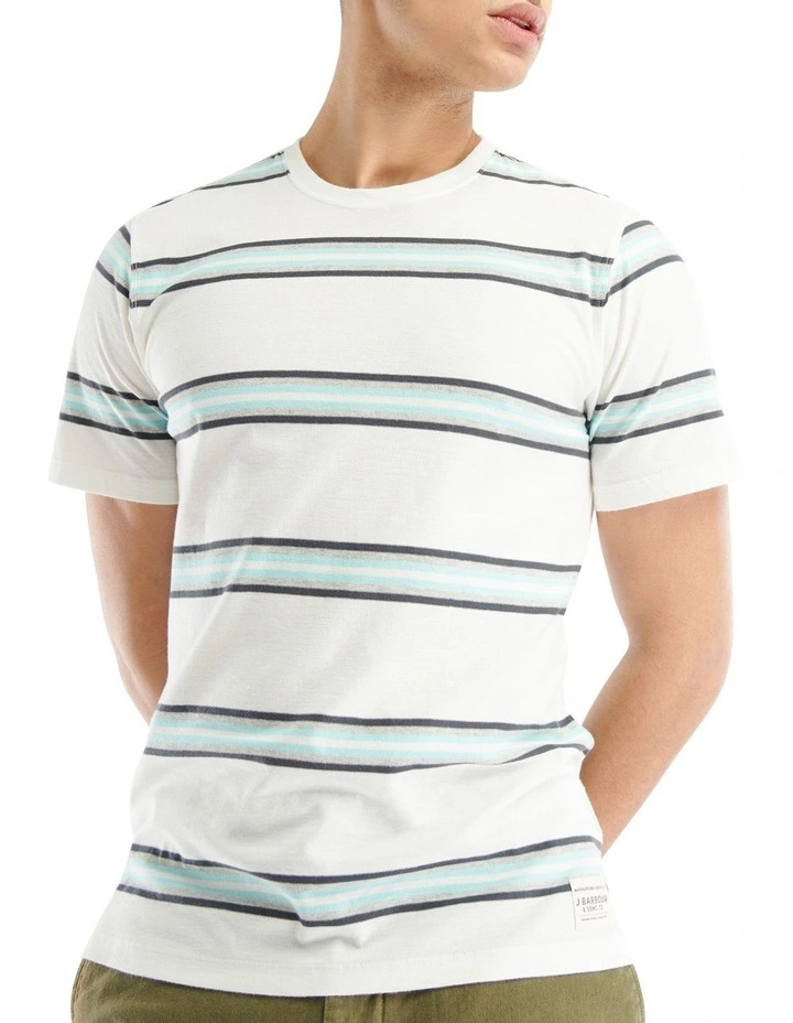 Barbour Sandgrove Tee Whisper White