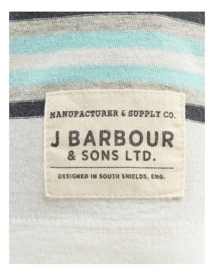 Barbour Sandgrove Tee Whisper White - Image 5