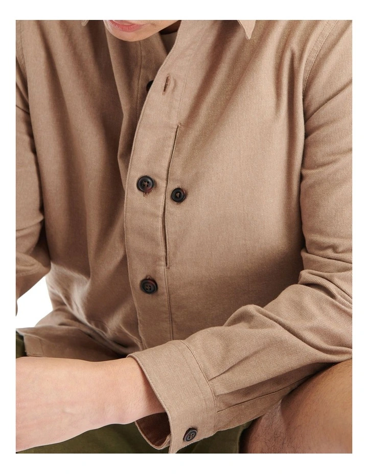 Barbour Kettleness Overshirt In Brown