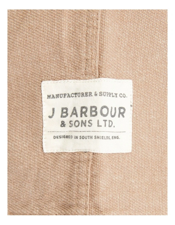 Barbour Kettleness Overshirt In Brown - Image 7