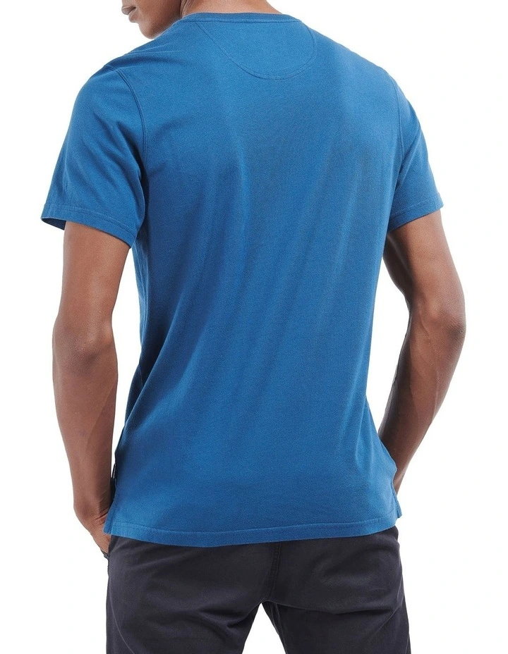 Barbour Emblem Tee In Deep Blue 2 Barbour Emblem Tee In Deep Blue - Image 2