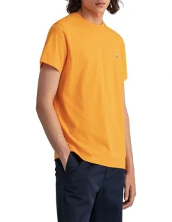 Gant The Original T-Shirt In Dahlia Orange