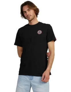 Element Seal Back Short Sleeve T-Shirt Flint In Black