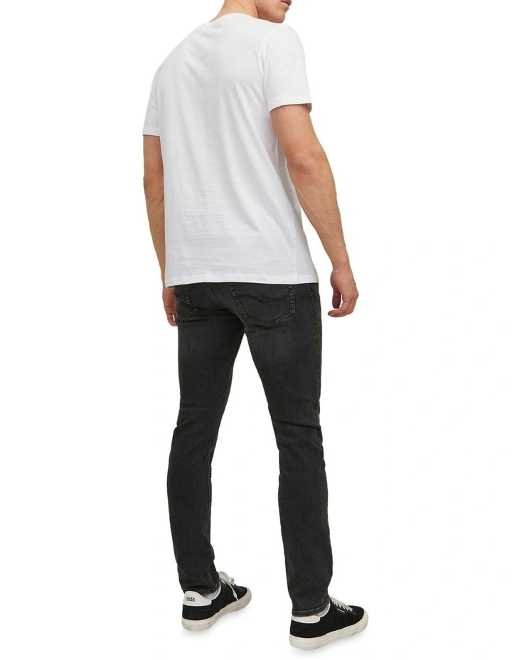 Jack & Jones Elfen Short Sleeve Crew Neck Xmas Tee Bright In White - Image 2