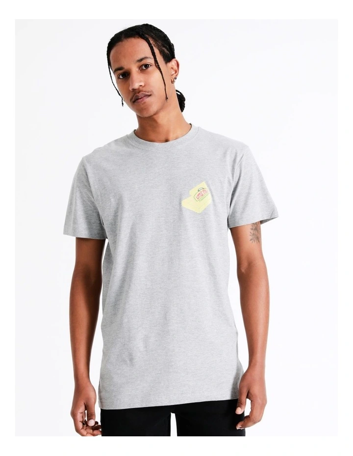 Mister Tee Pizza Francesco Tee In Grey