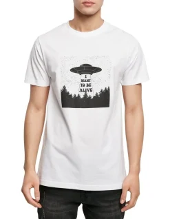 Mister Tee I Want To Be Alive Tee In White