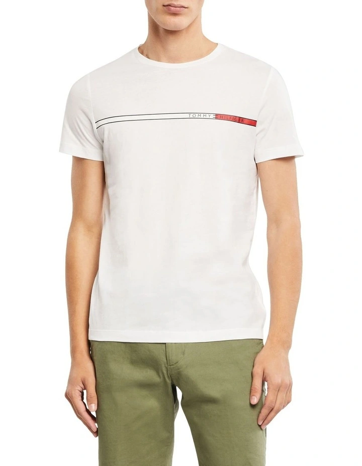 Tommy Hilfiger Classic Corp Tee In White