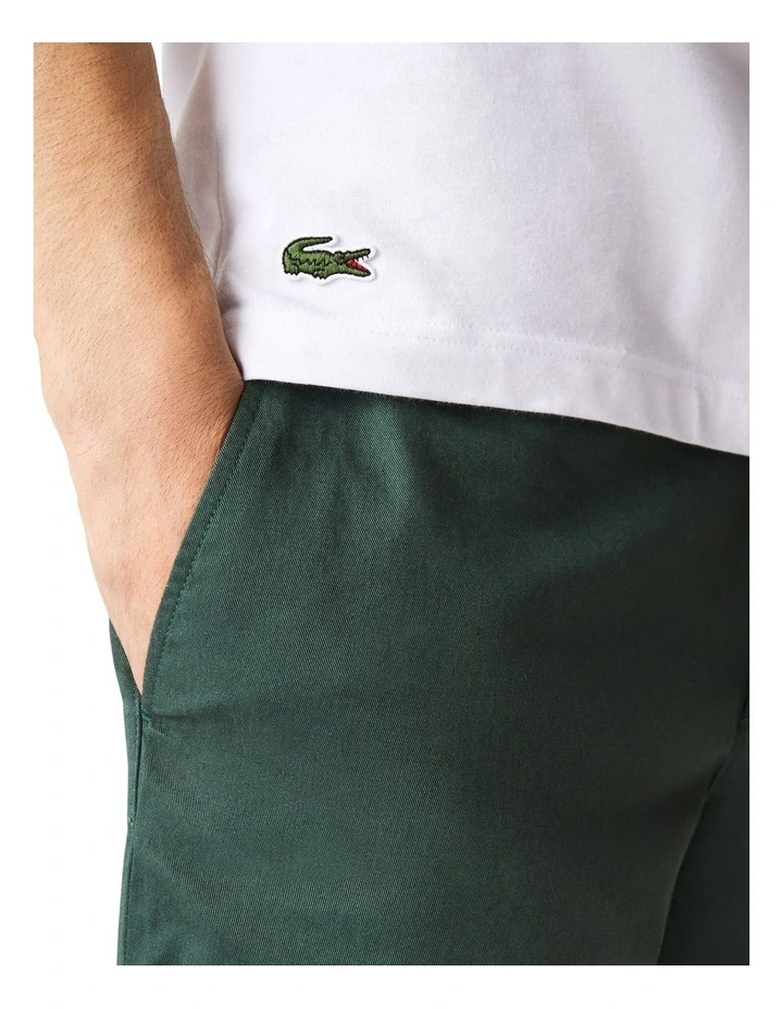 Lacoste Graphic Big Croc T-Shirt In White - Image 6