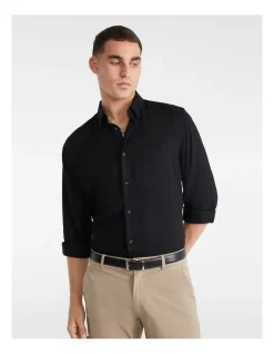 Yd. Vincent Viscose Shirt In Black