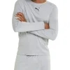 Puma Train Formknit Seamless Long Sleeve Tee In Grey