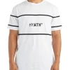 NYATH Skyline Contrast Piping T-shirt In White